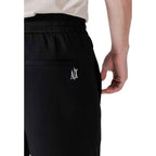 Armani Exchange Black Cotton Bermuda