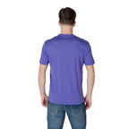 EA7 Emporio Armani Purple Cotton T-Shirt