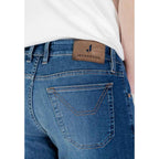 Jeckerson Blue Cotton Skinny Jean