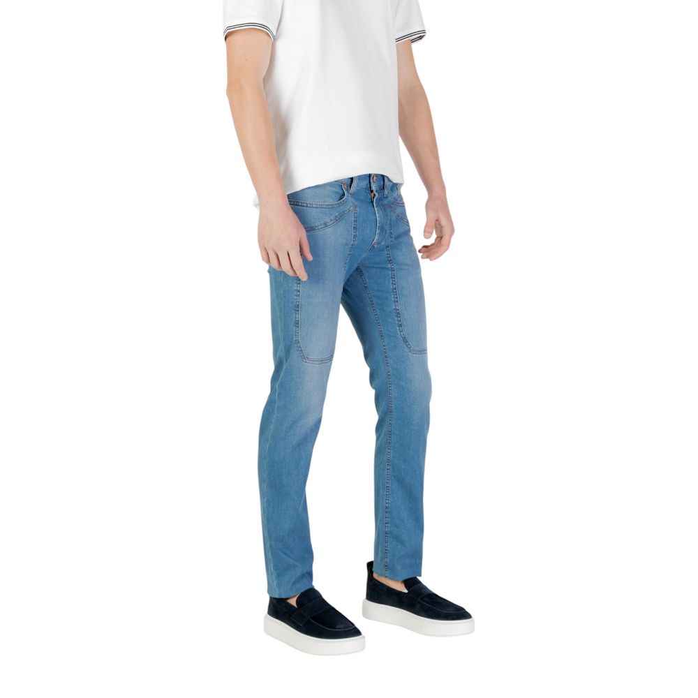 Jeckerson Light Blue Cotton Skinny Jean