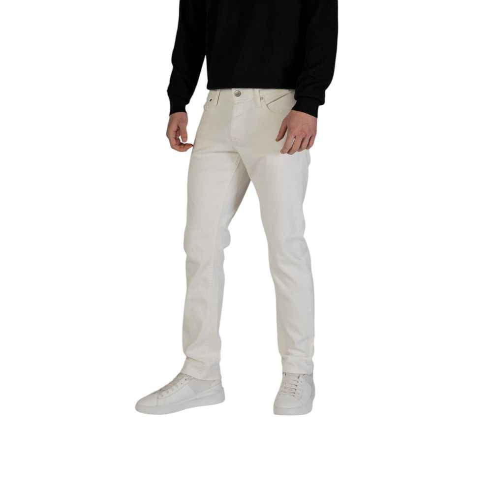 Jack Jones White Cotton Skinny Jean