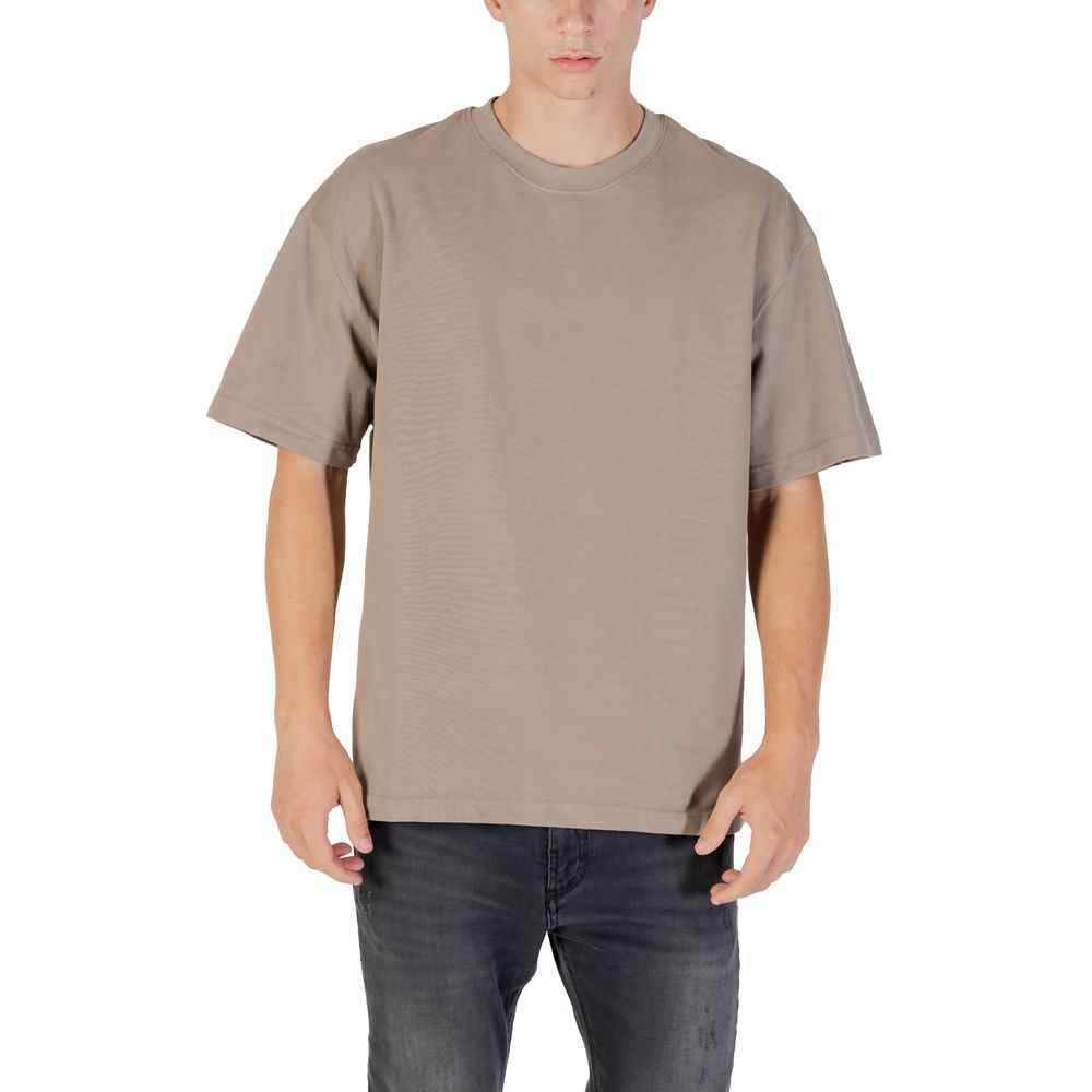 Gianni Lupo Beige Cotton T-Shirt