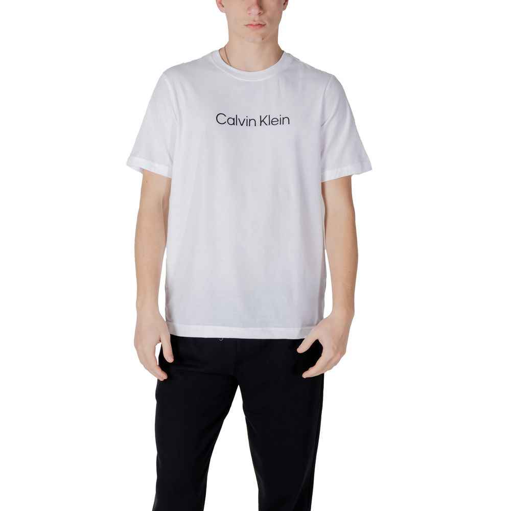 Calvin Klein Sport White Cotton T-Shirt