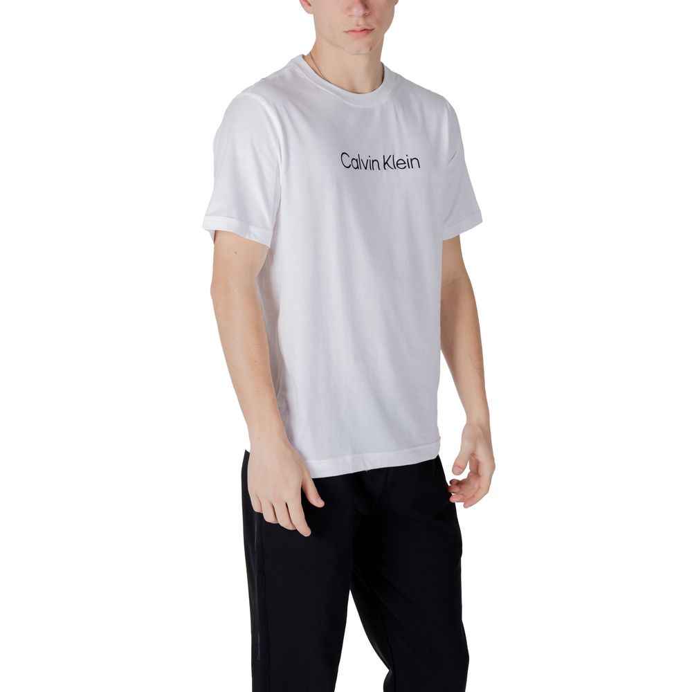 Calvin Klein Sport White Cotton T-Shirt