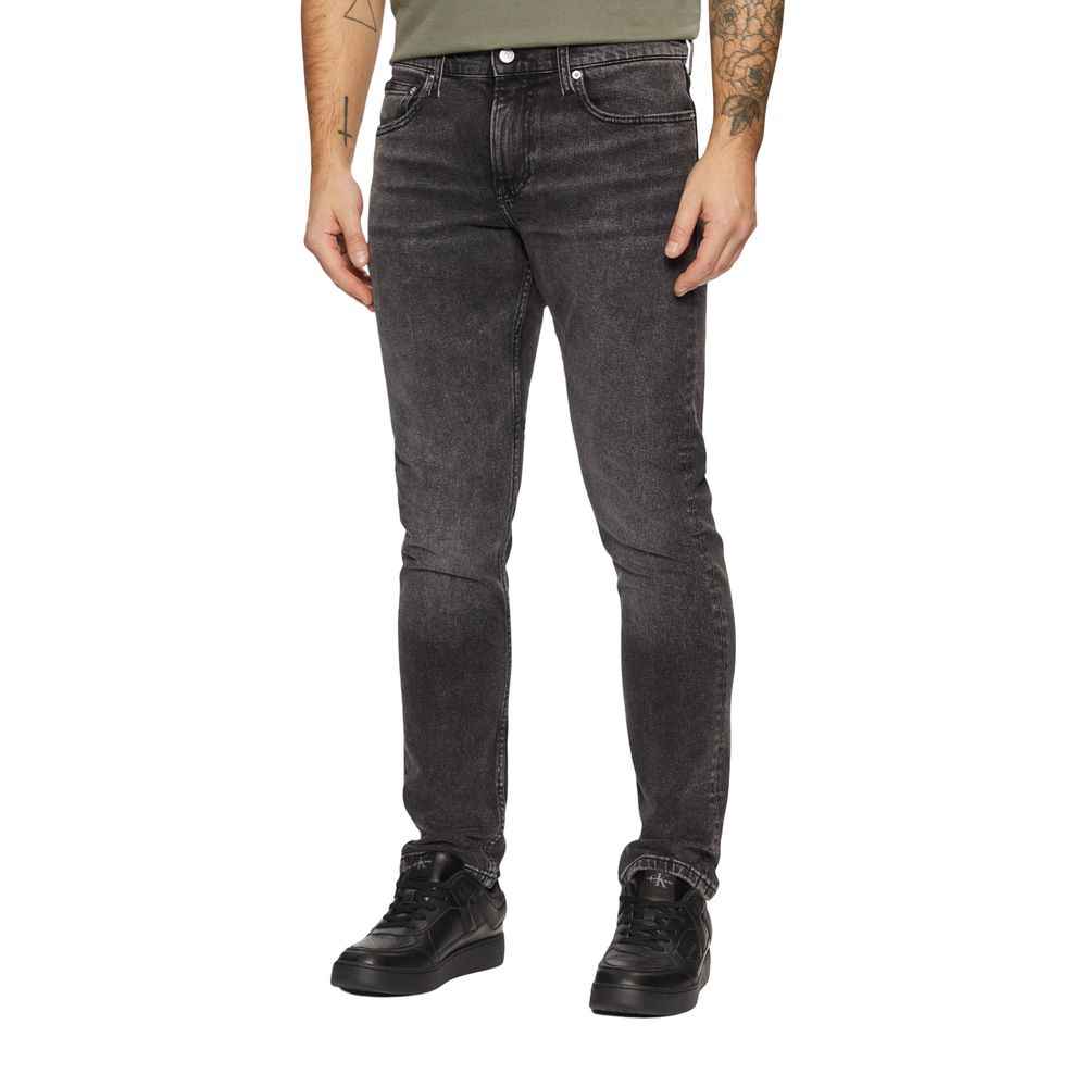 Calvin Klein Jeans Gray Cotton Skinny Jean