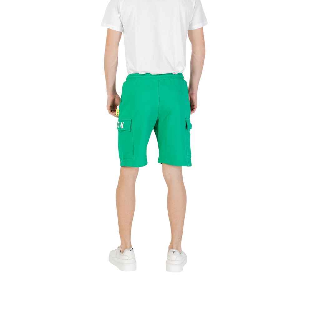 Icon Green Cotton Bermuda