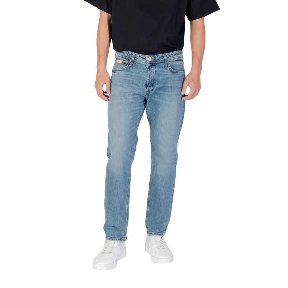 Jack Jones Blue Cotton Skinny Jean