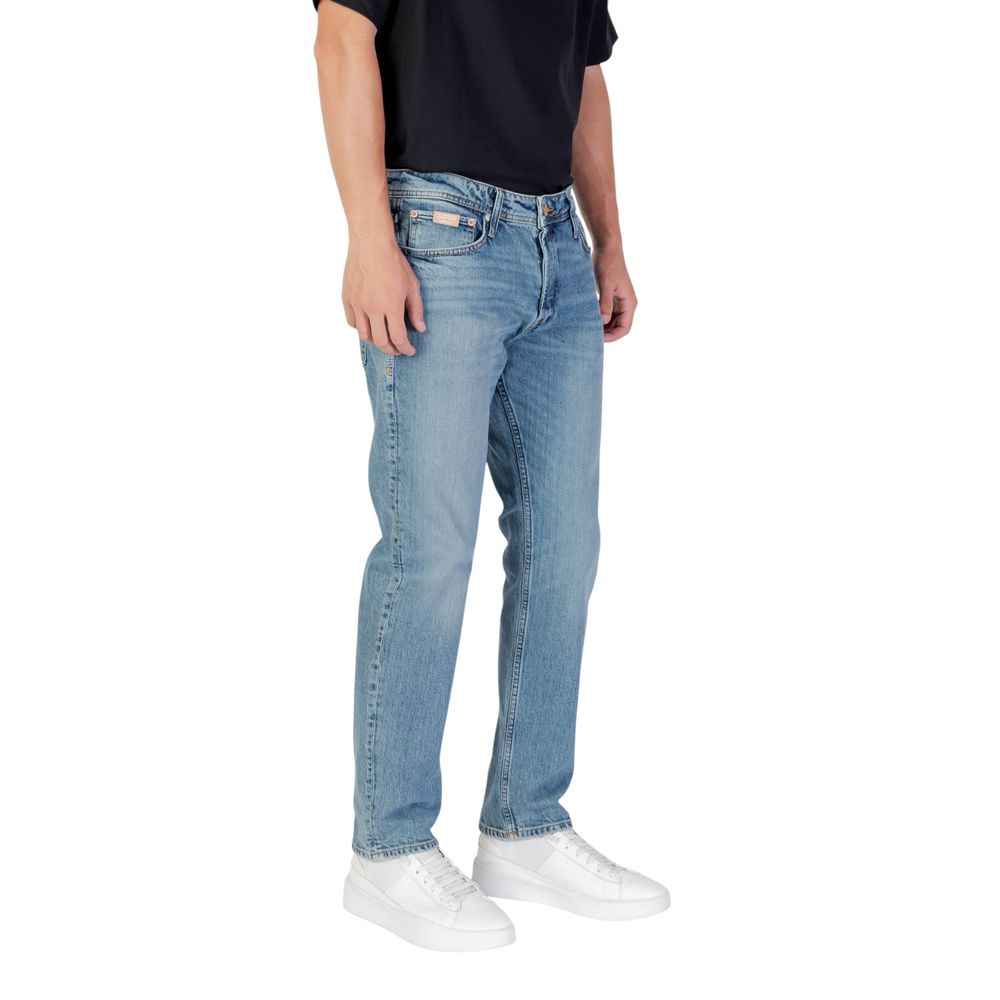 Jack Jones Blue Cotton Skinny Jean