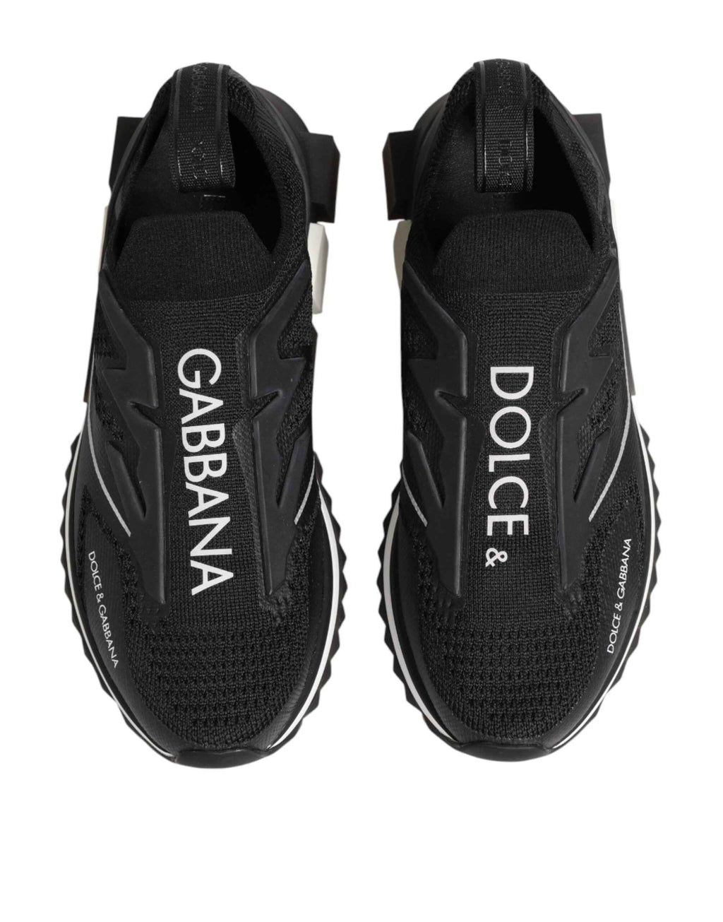 Dolce & Gabbana Black SORRENTO Sport Stretch Sneakers Shoes