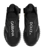 Dolce & Gabbana Black SORRENTO Sport Stretch Sneakers Shoes