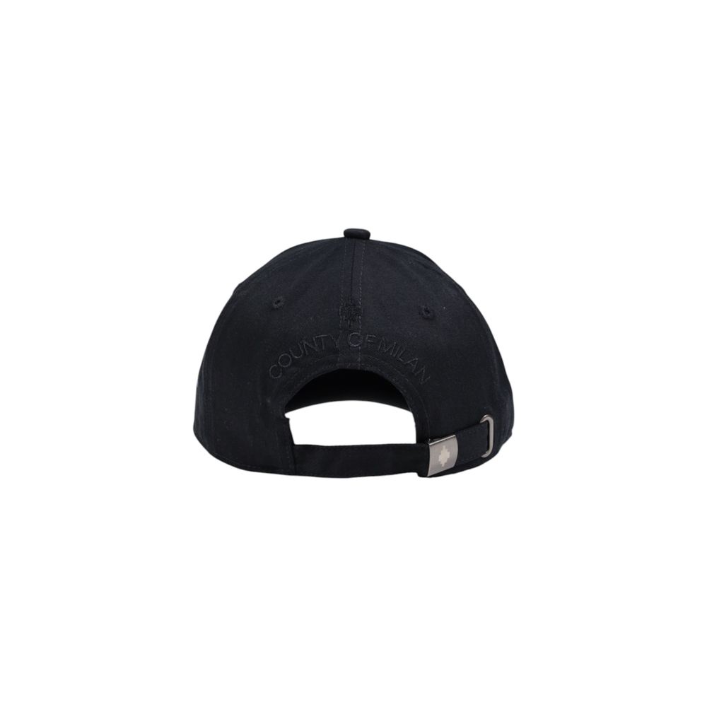 County of Milan Black Cotton Cap (Baseball Hat)