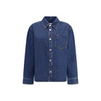 Ami Paris Ami de Coeur Cotton Denim overshirt