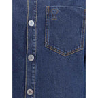 Ami Paris Ami de Coeur Cotton Denim overshirt