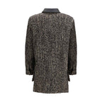 Max Mara Brown Fleece Wool Coat