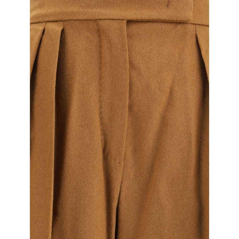 Max Mara Wide Camel Drap Pants