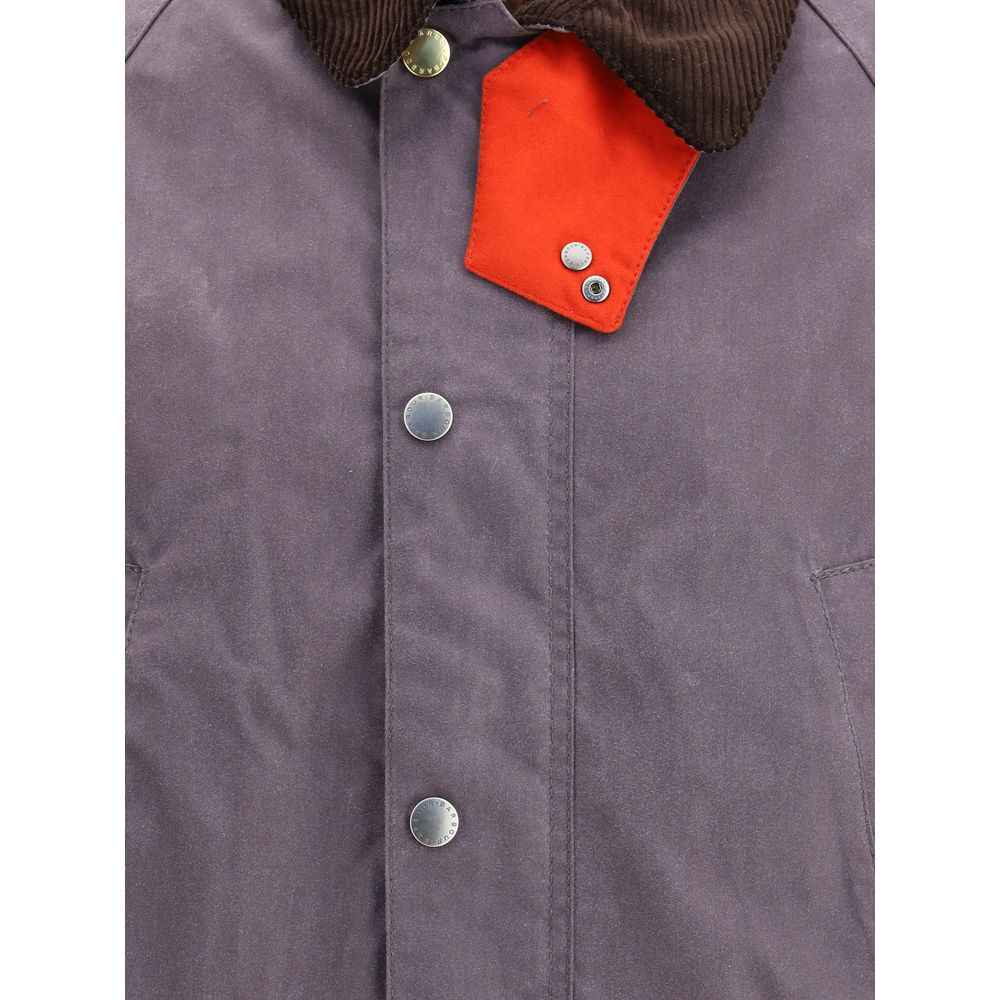 Barbour Purple Cotton Coat