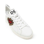 Dolce & Gabbana White Leather Sneaker