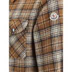 Moncler Brown Fleece Wool Jackets And Coat