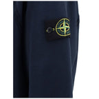 Stone Island Blue Cotton Sweatshirt