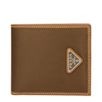 Prada Brown Fabric Wallet