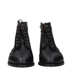 Thom Browne Black Leather Ankle Boots