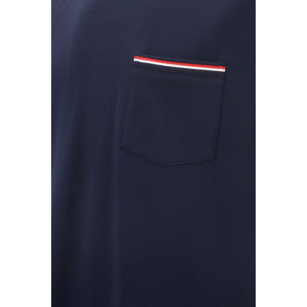 Thom Browne Blue Cotton T-Shirt