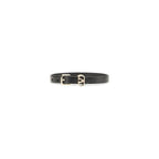 Valentino Garavani Black Calf Leather Bos Taurus Bracelet