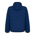 Suns Blue Polyester Men's Quilted Jacket