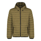 Suns Green Polyester Men's Quilted Jacket