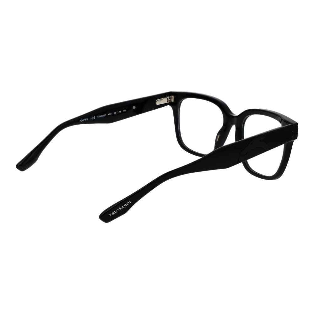 Trussardi Black Men Glasses Frame