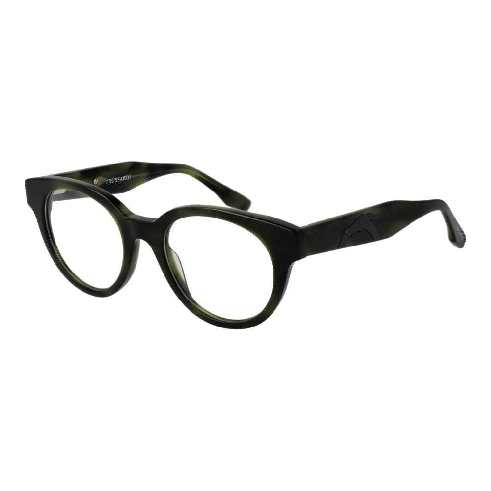 Trussardi Green Unisex Glasses Frame