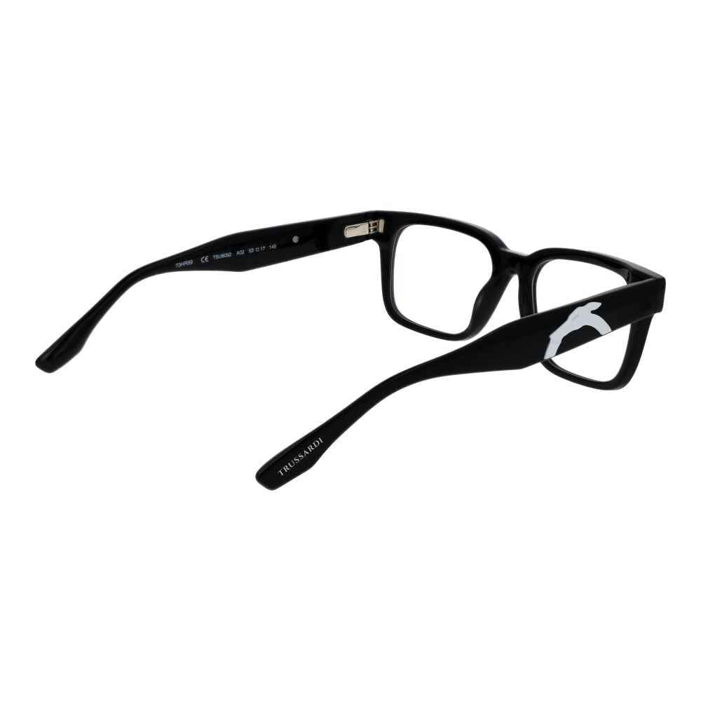 Trussardi Black Unisex Glasses Frame