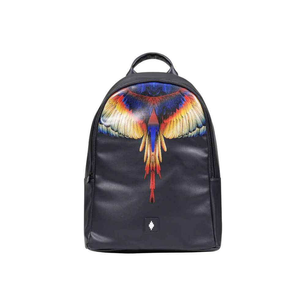 County of Milan Black Polyethylene Backpack