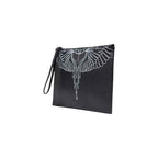 County of Milan Black Polyethylene Clutch Bag