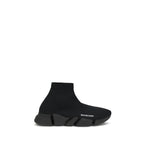 Balenciaga Black Rubber Athletic Sneakers