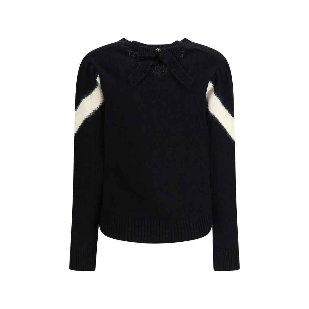 Valentino Wool Sweater with a bow at the back