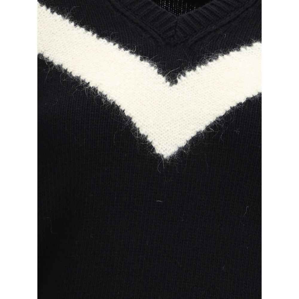 Valentino Wool Sweater with a bow at the back