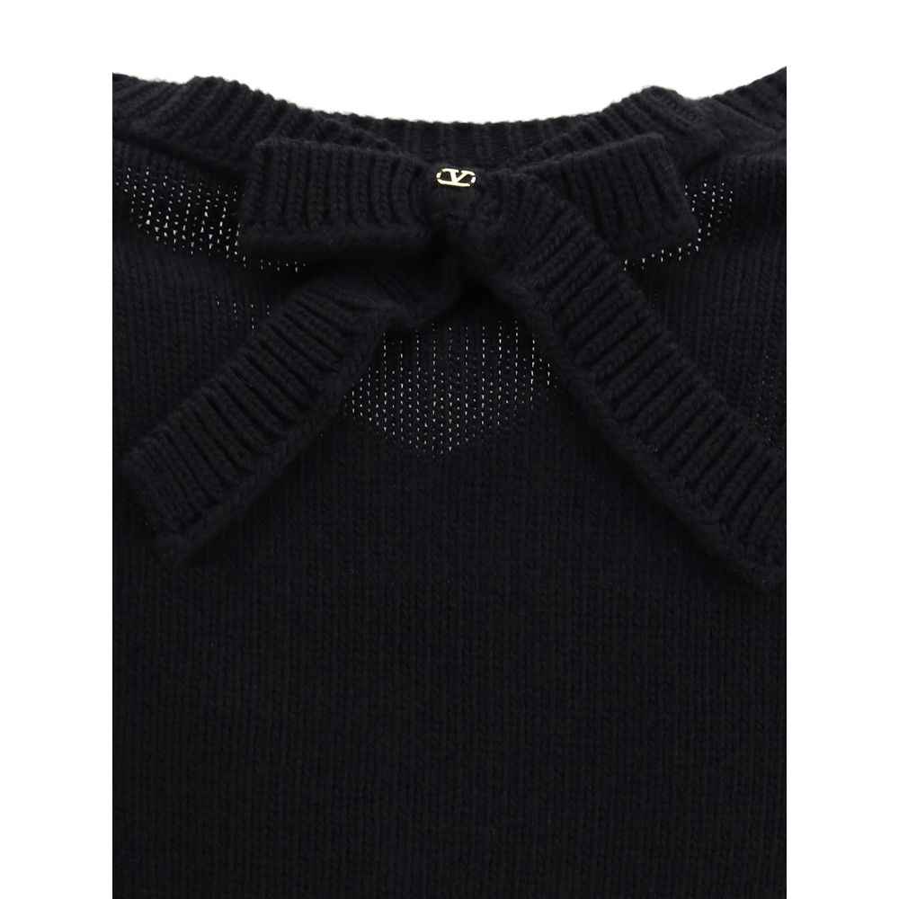 Valentino Wool Sweater with a bow at the back