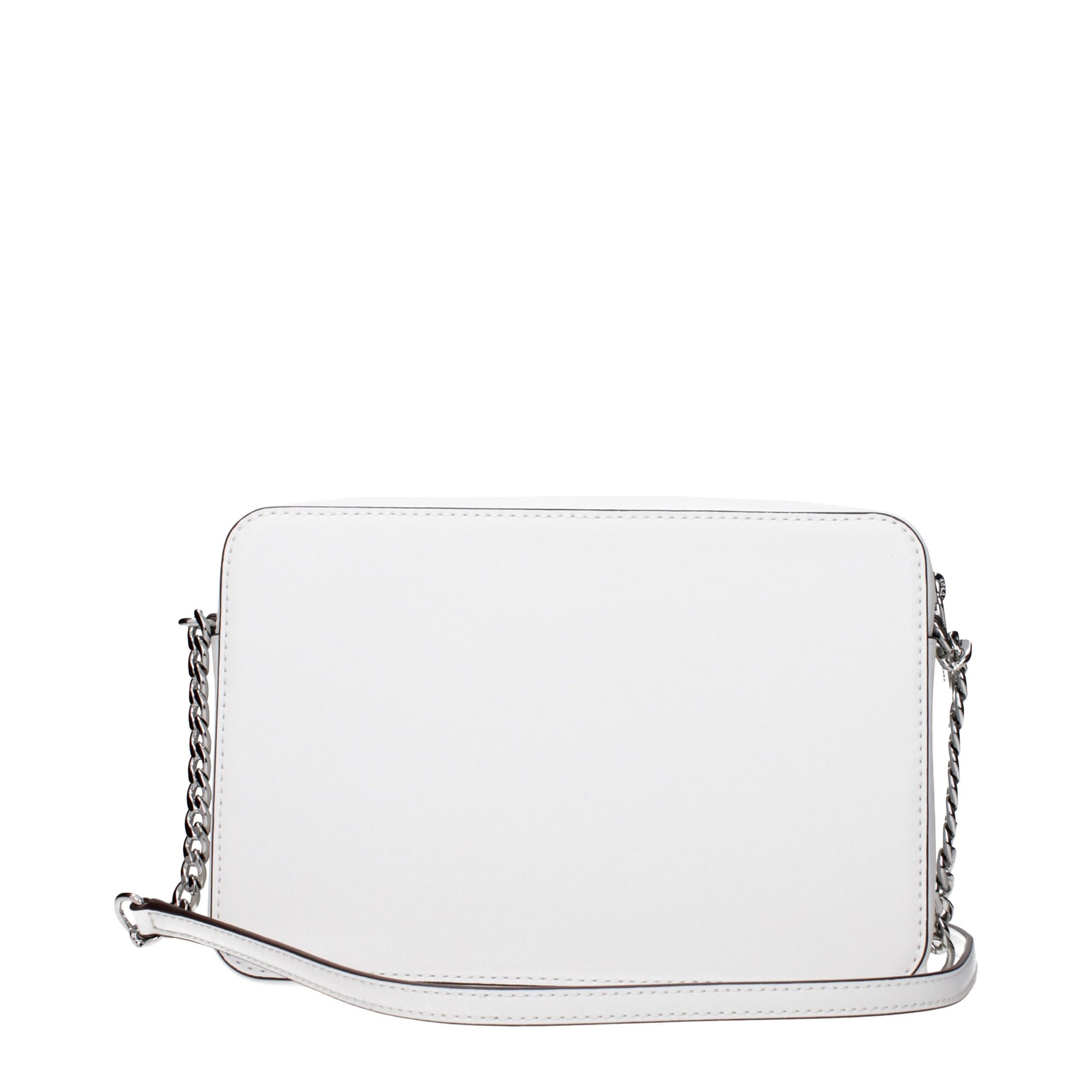 Michael Kors White Leather Crossbody Bag