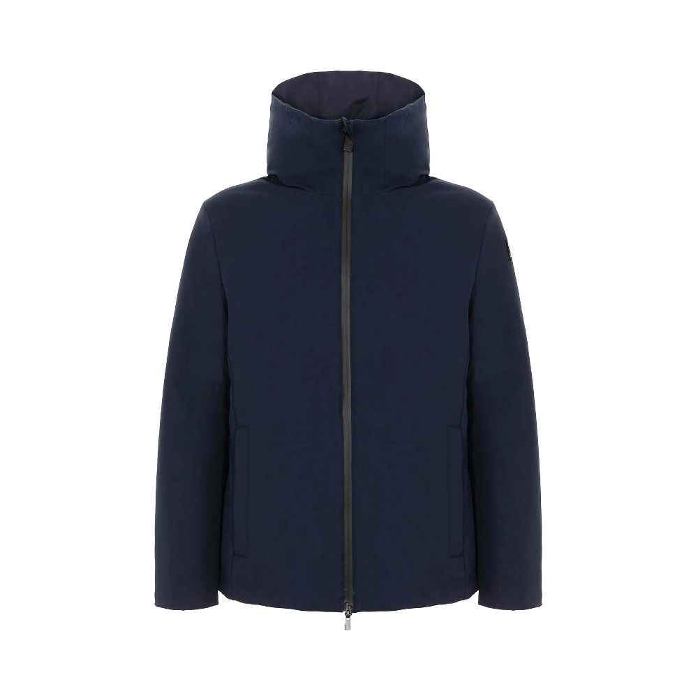 Suns Blue Polyester Jackets & Coat