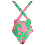 Desigual Pink Elastane Bodysuit