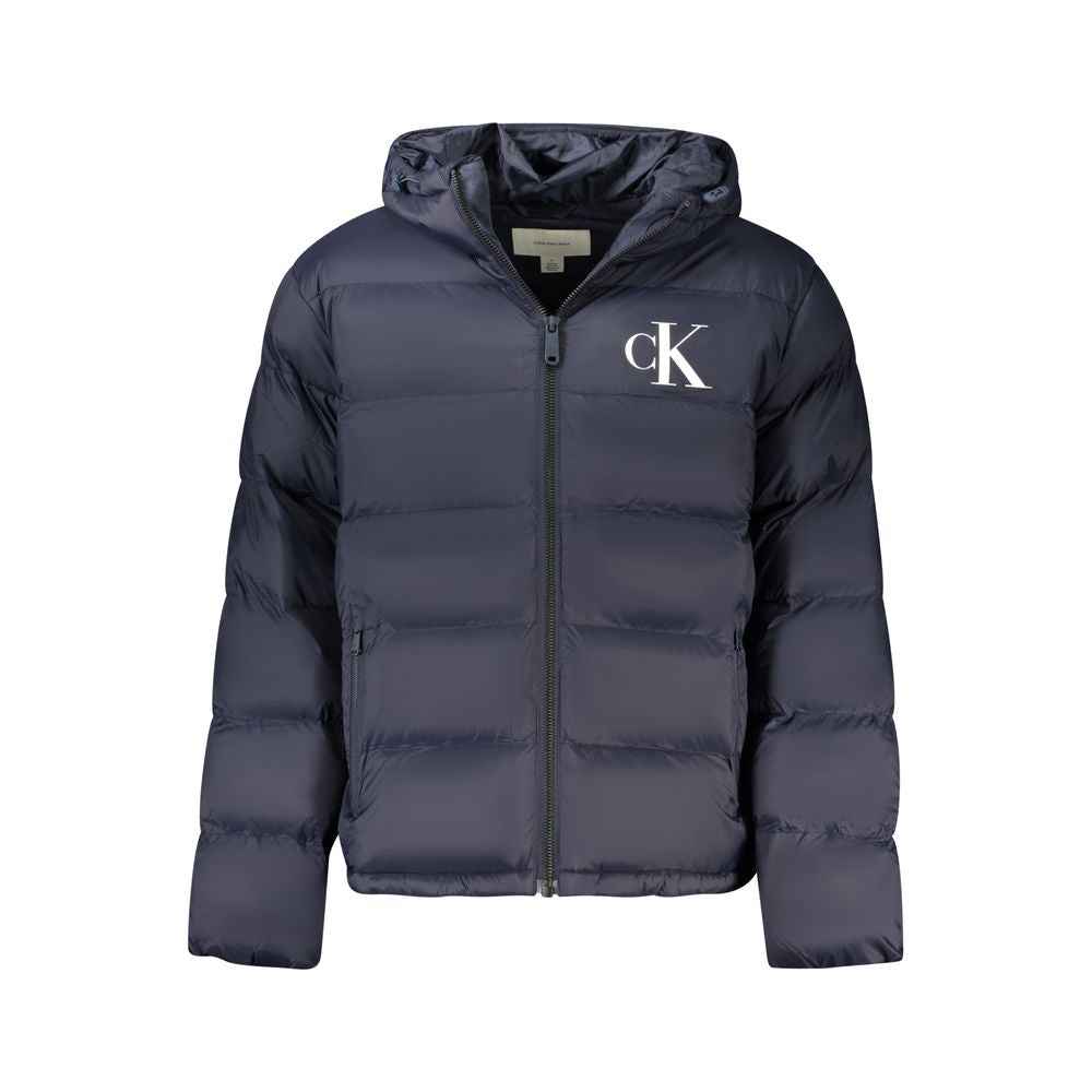 Calvin Klein Blue Polyamide Jackets & Coat