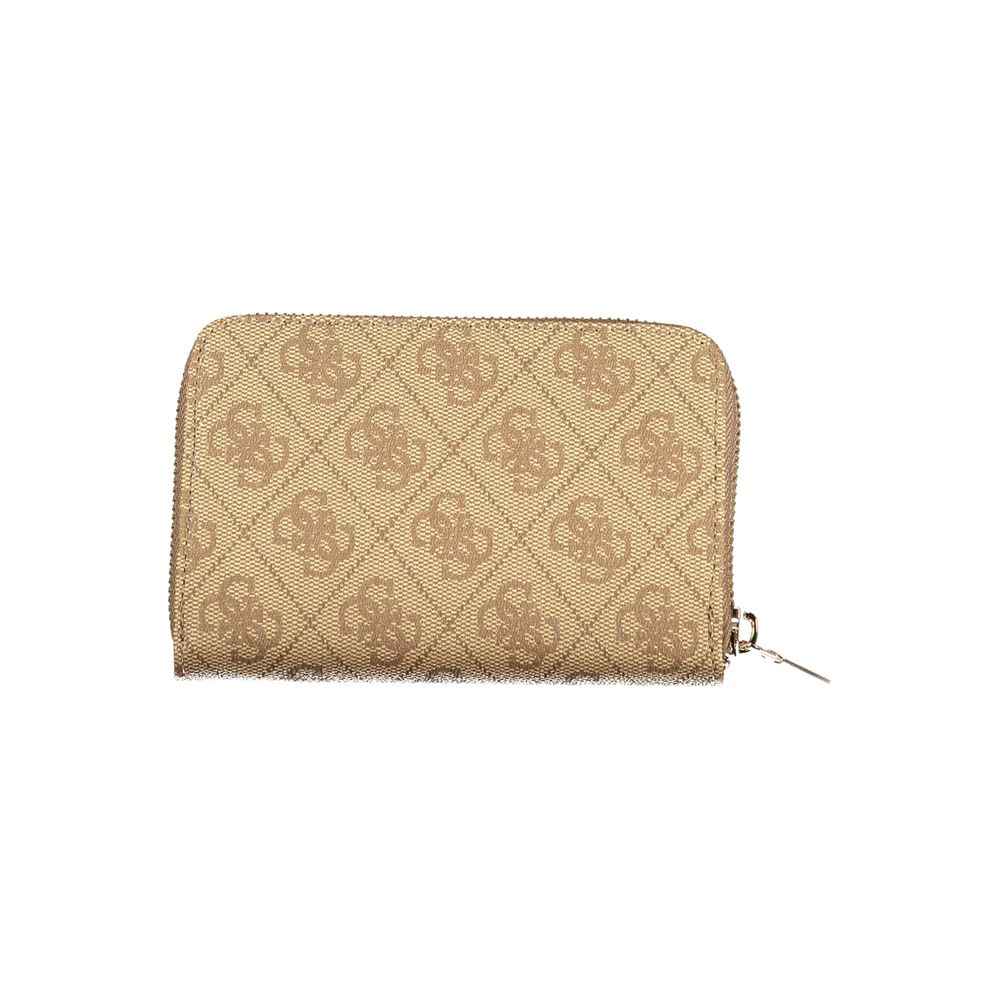Guess Jeans Beige Polyethylene Wallet