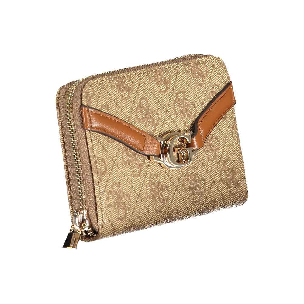 Guess Jeans Beige Polyethylene Wallet
