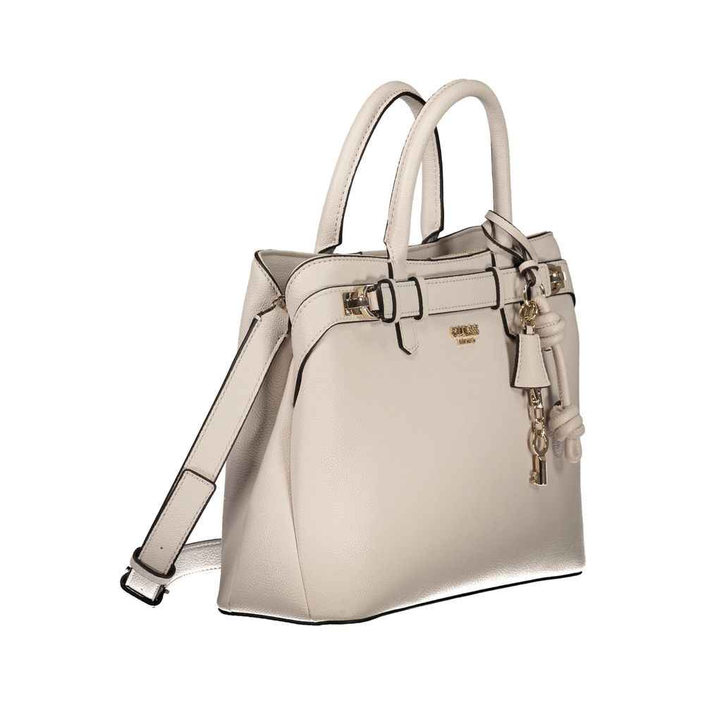 Guess Jeans Beige Polyethylene Handbag