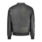 Accademia Militare Black Polyester Men's Jacket
