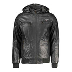 Accademia Militare Black Polyester Men's Jacket