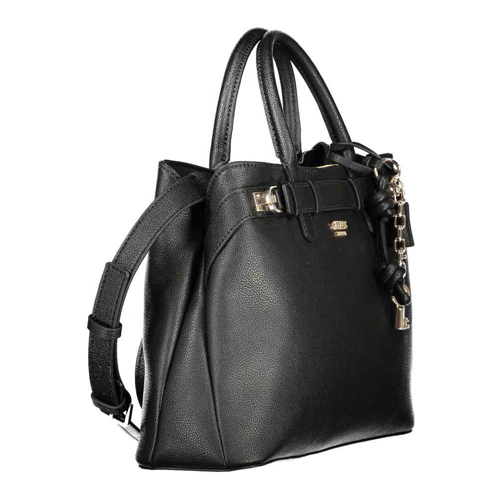 Guess Jeans Black Polyethylene Handbag