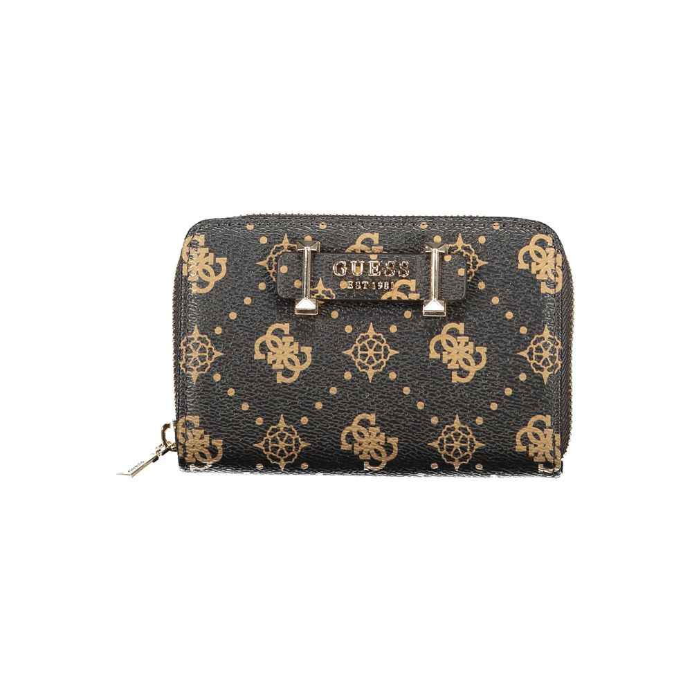 Guess Jeans Brown Polyethylene Wallet