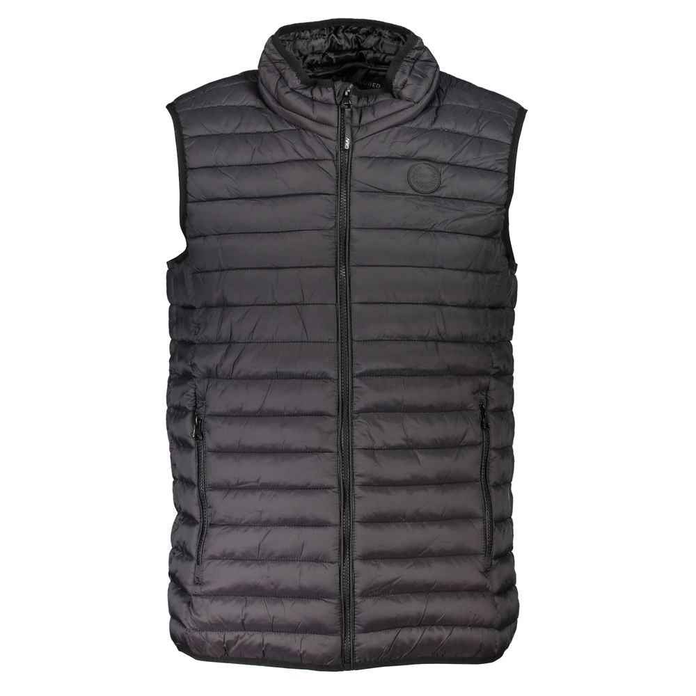 Gianmarco Venturi Black Polyamide Sleveless Jacket